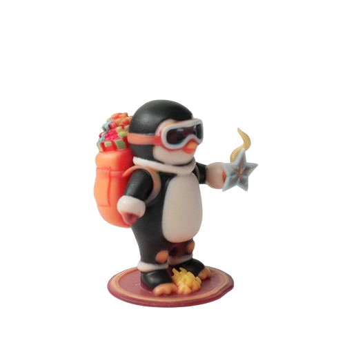 JuJuBit Figurine Customizable Collectible Art Toy Snowbyte