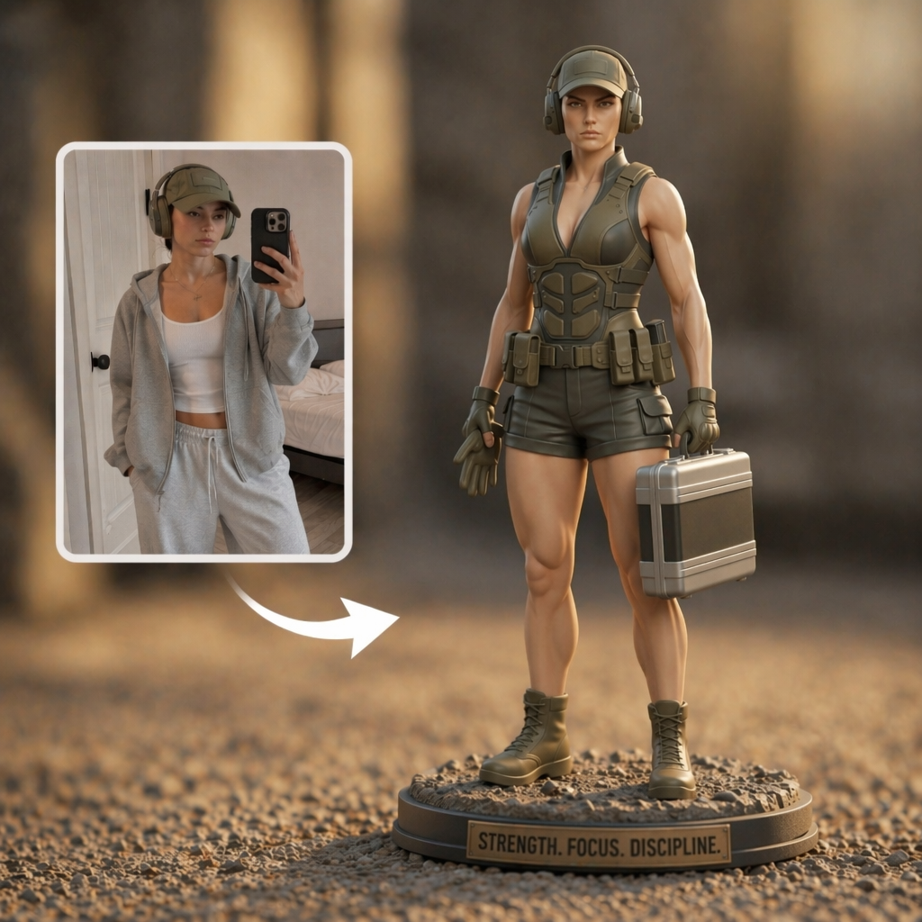 Custom Special Force Figurine | Turn Yourself into a special force soldier