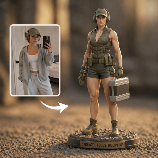Custom Special Force Figurine | Turn Yourself into a special force soldier