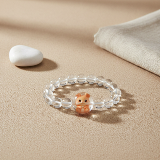 JuJuBit Clear Quartz Bracelet 8mm – Crystal for Healing & Energy