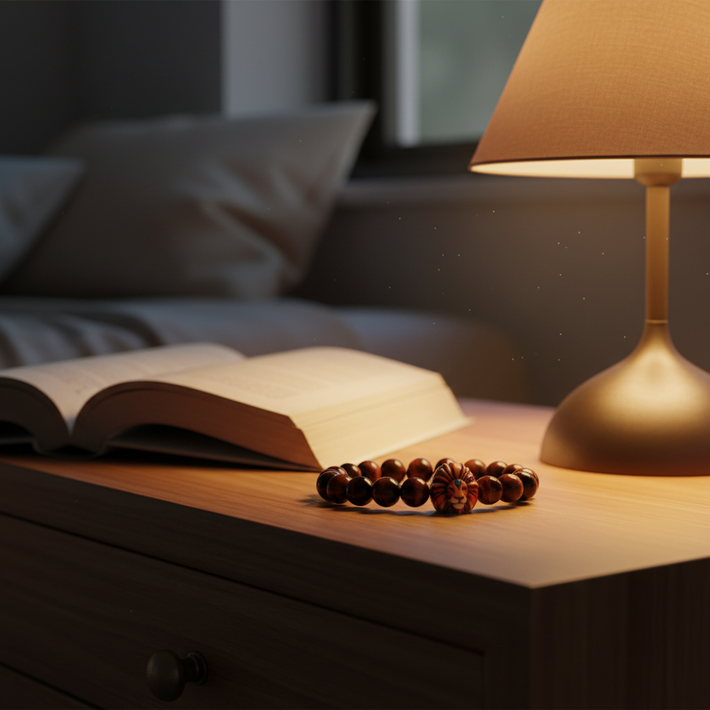 JuJuBit LEO Zodiac Series Garnet × Red Tiger Eye — Stable Power & Grounded Strength Energy