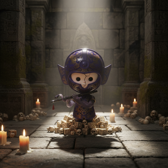 JuJuBit Figurine Customizable Collectible Art Toy 6cm Azure Soulbreaker