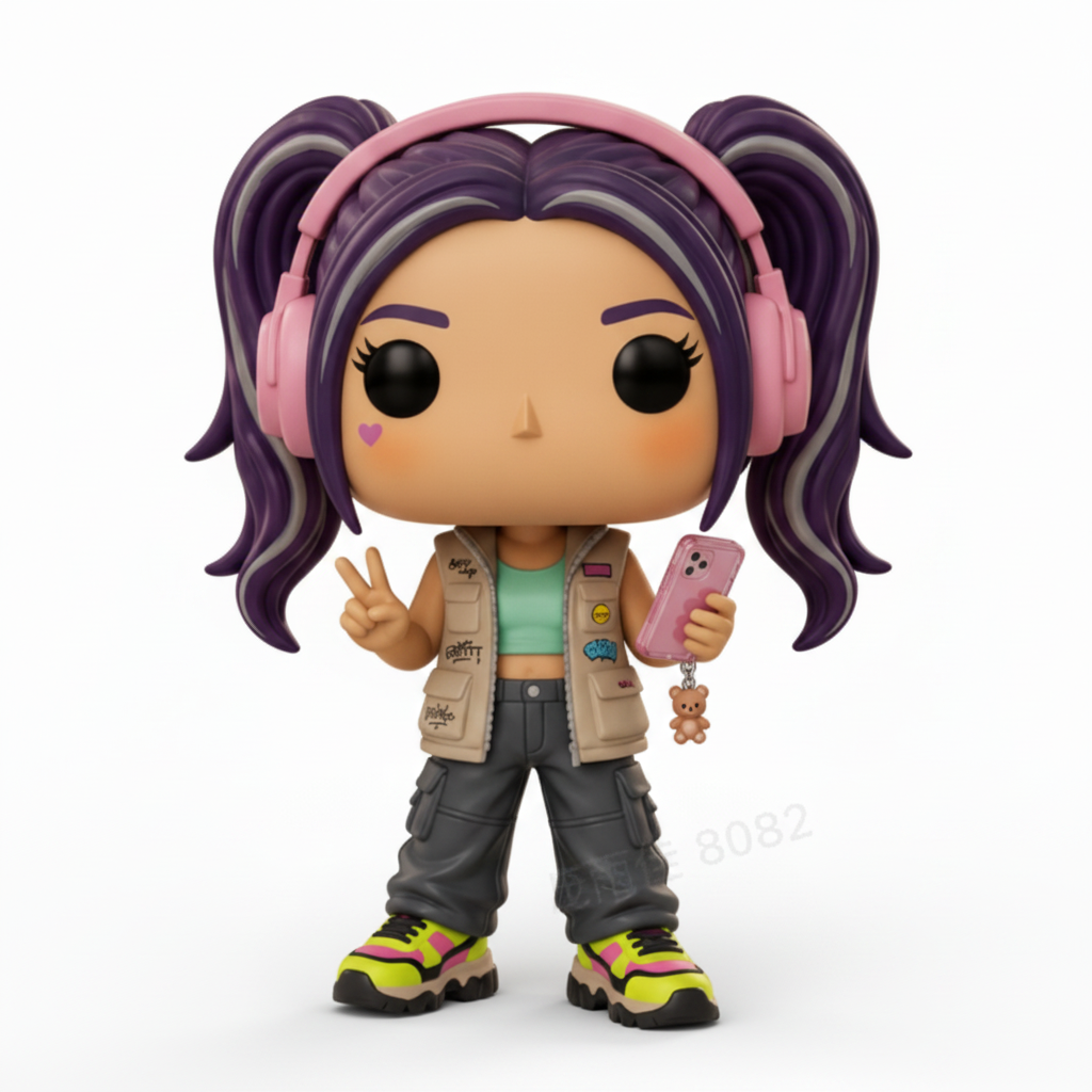 Mini Pop! Street Style - Neon Gamer Girl