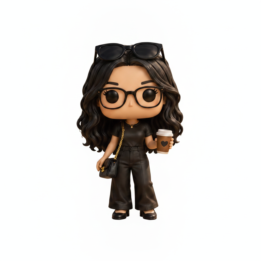 Mini Pop! Fashion - City Noir Coffee Girl