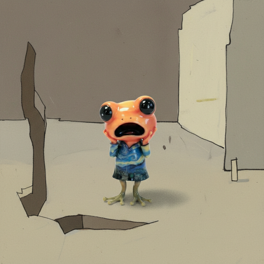 JuJuBit Figurine Collectible Art Toy Aaaah WAWA