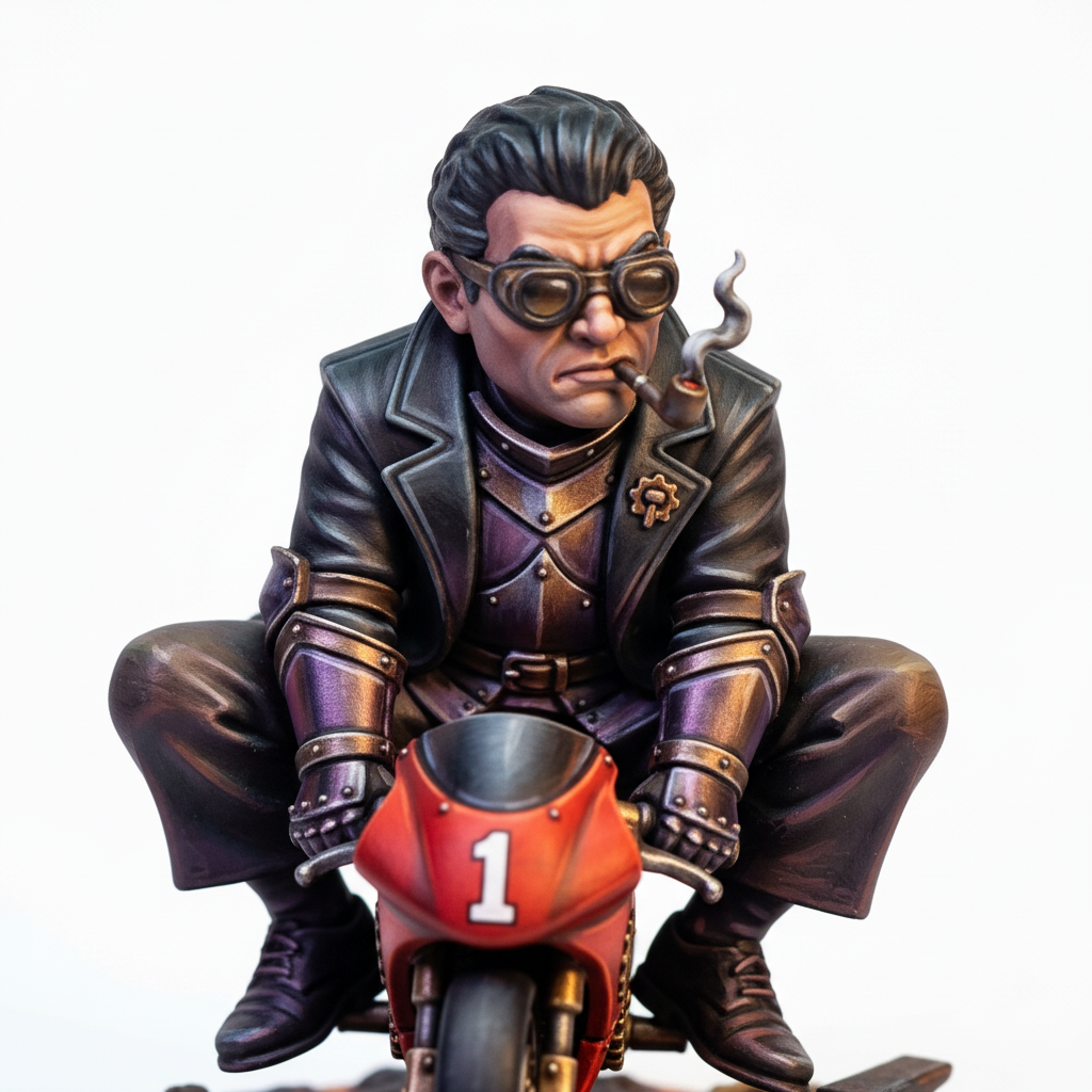 Aetherra Monster Codex Workshop - Inferno Biker - View 2