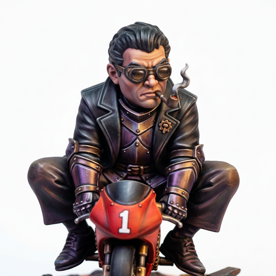 Aetherra Monster Codex Workshop - Inferno Biker - View 2