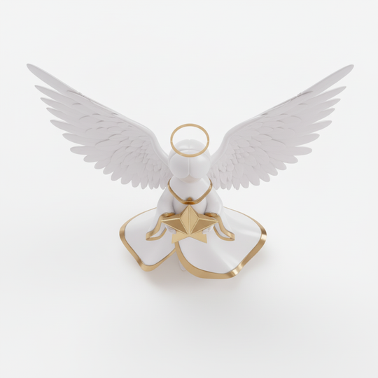 JuJuBit Snowglow Christmas Collectible Art Toy Starlight Angel