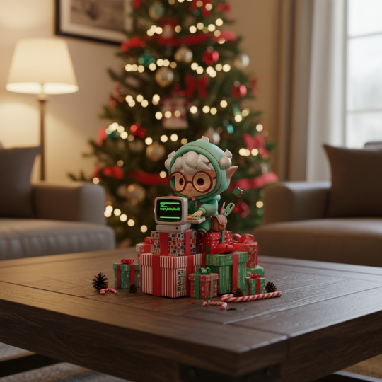 JuJuBit Snowglow Christmas Collectible Art Toy Elf.exe