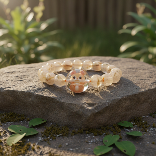 JuJuBit Yellow Phantom Bracelet 8mm – Stone for Wealth & Growth