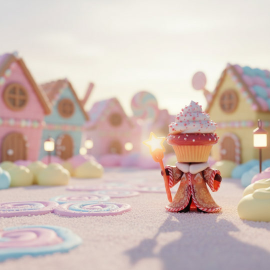 JuJuBit Figurine Customizable Collectible Art Toy Sprinkle Mage