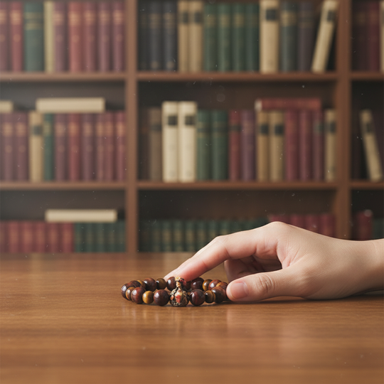 JuJuBit VIRGO Zodiac Series Red Tiger Eye × Yellow Tiger Eye — Decisive Action & Mental Clarity Energy