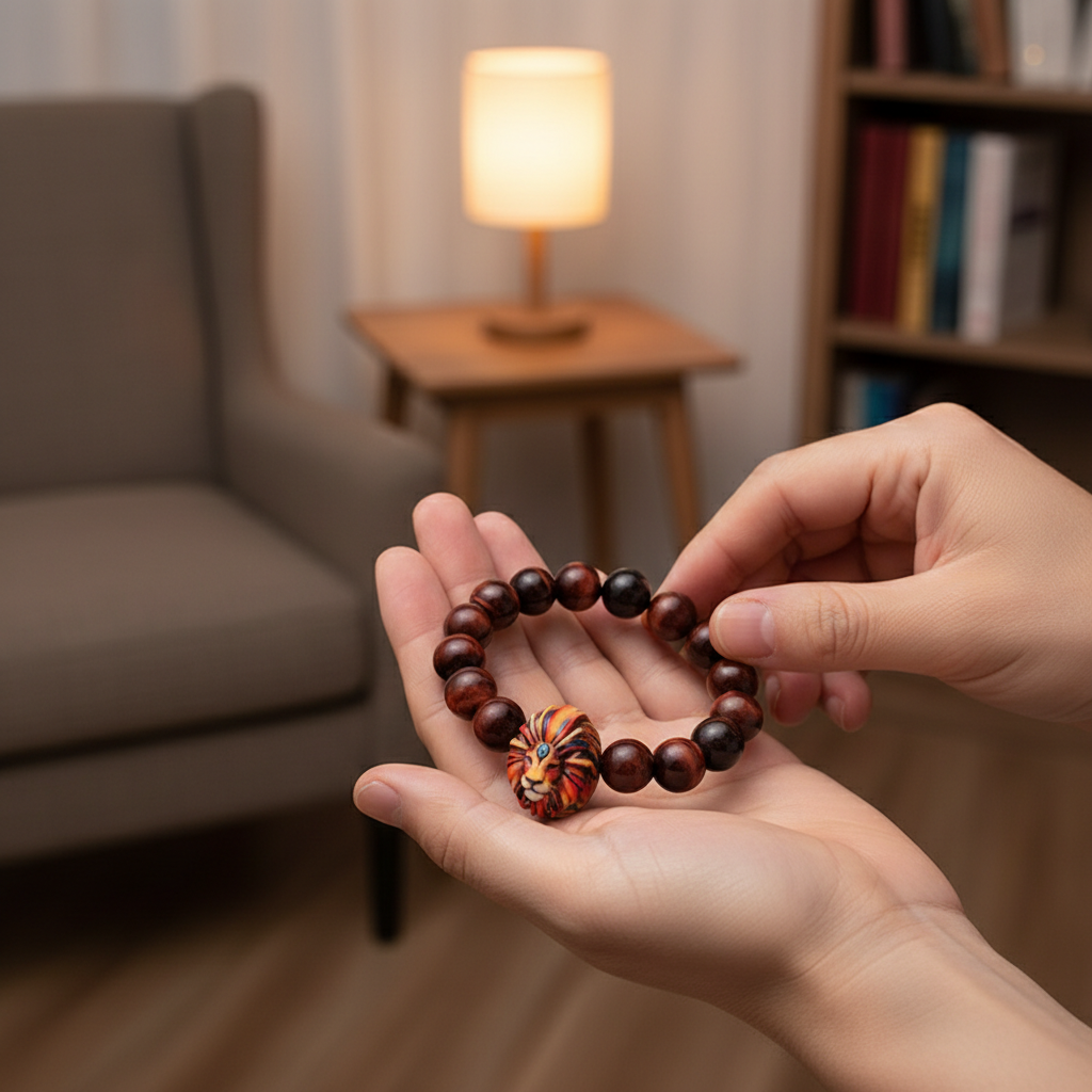 JuJuBit LEO Zodiac Series Garnet × Red Tiger Eye — Stable Power & Grounded Strength Energy