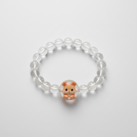 JuJuBit Clear Quartz Bracelet 8mm – Crystal for Healing & Energy