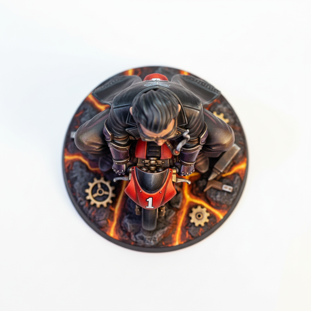 Aetherra Monster Codex Workshop - Inferno Biker - View 4