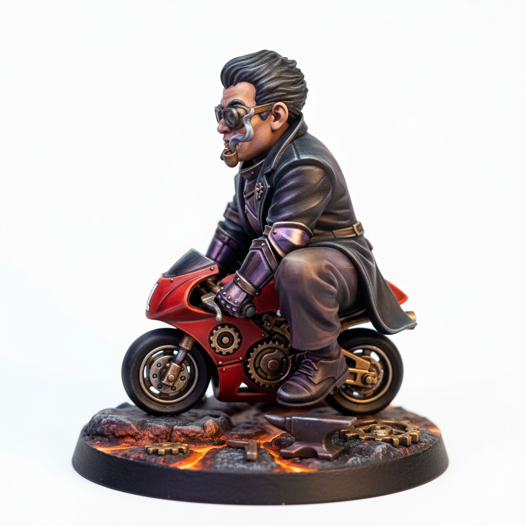 Aetherra Monster Codex Workshop - Inferno Biker - View 3