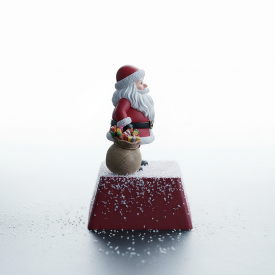 JuJuBit Christmas Classic Santa Artisan Keycap for Mechanical Keyboards