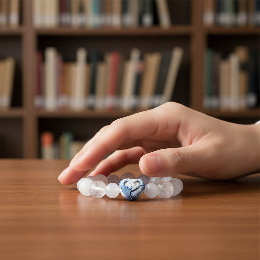 JuJuBit PISCES Zodiac Series Blue Chalcedony × White Azeztulite × White Phantom — Clarity, Expression & Emotional Balance Energy