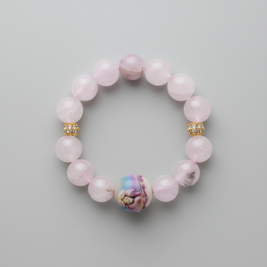 JuJuBit Lavender Amethyst Bracelet 10mm – Crystal for Serenity