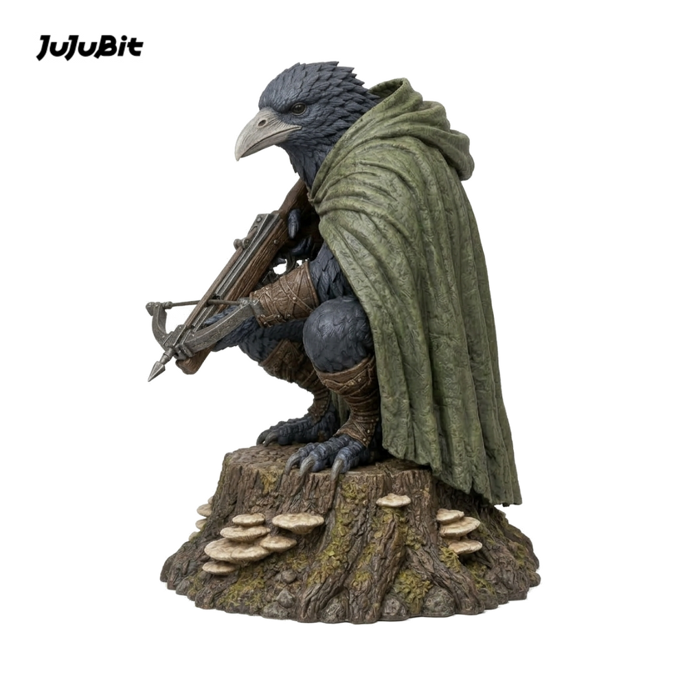 Inkfeather Kenku Ranger-Detailed Sculpt Miniature for RPG, Display & Collection