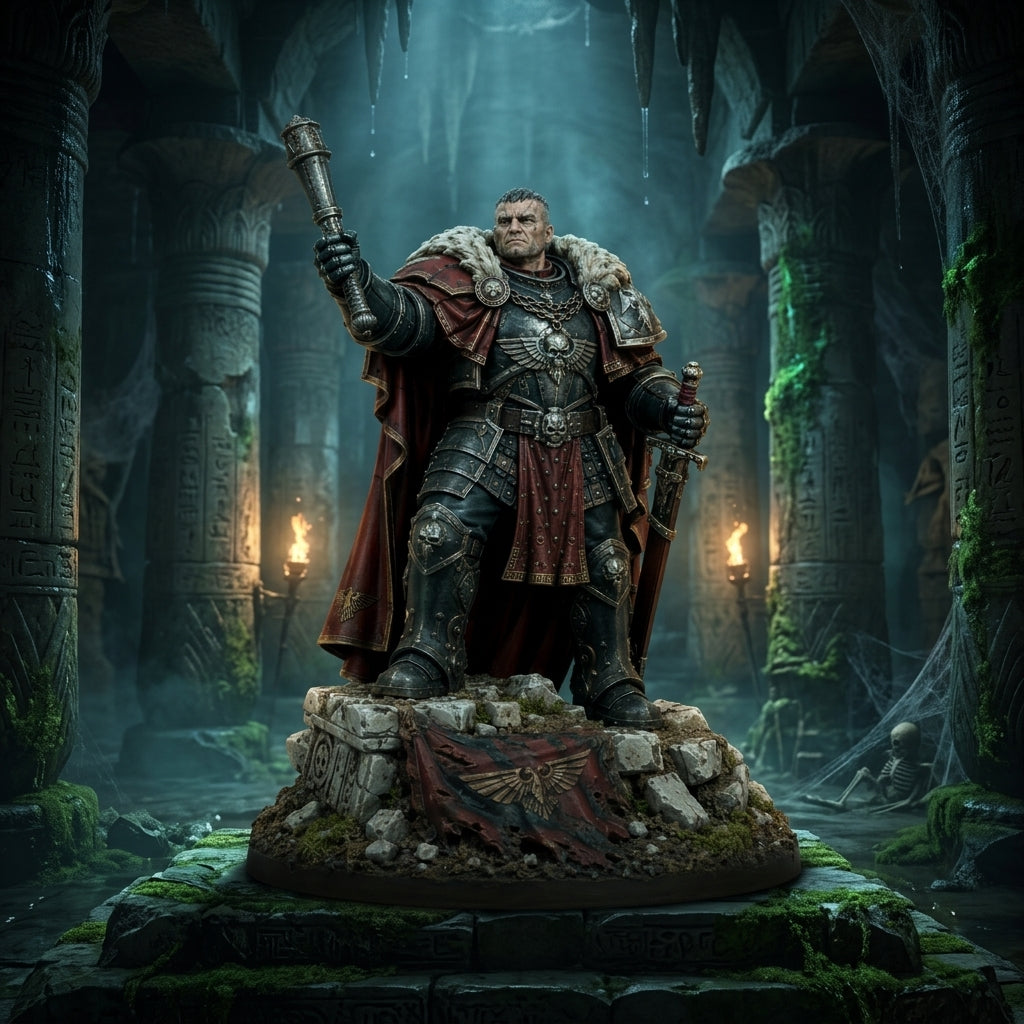 Iron Marshal-Detailed Sculpt Miniature for RPG, Display & Collection
