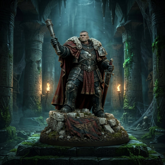 Iron Marshal-Detailed Sculpt Miniature for RPG, Display & Collection