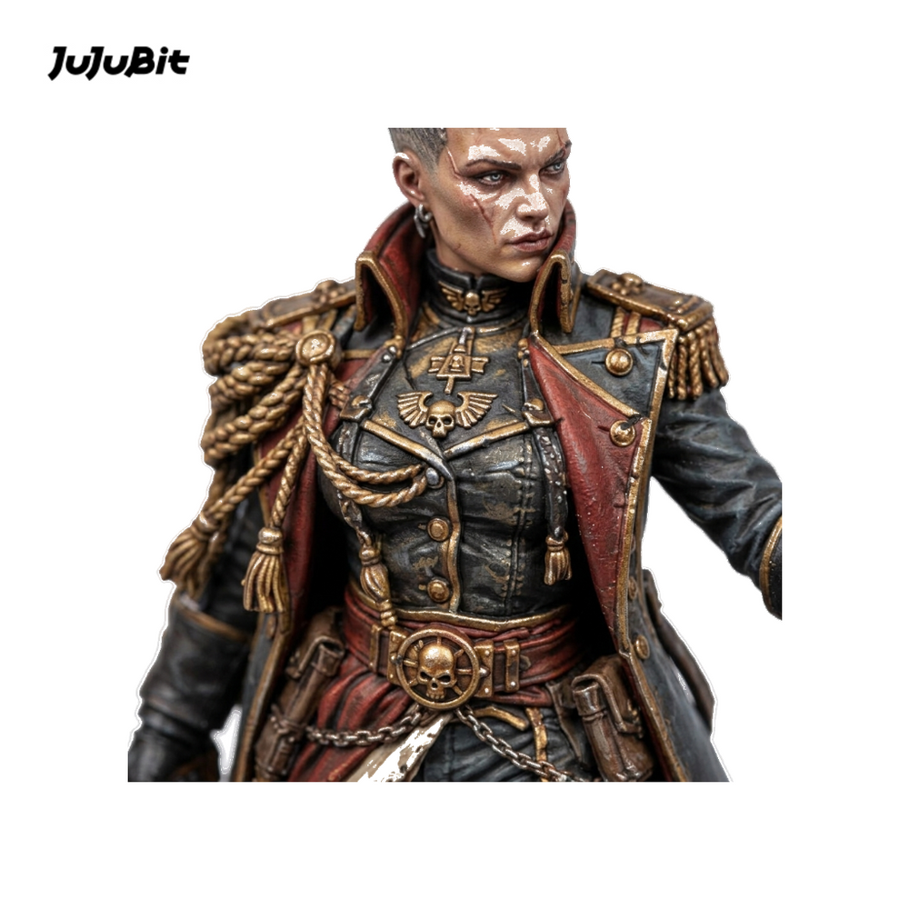 Iron Vanguard Commander-Detailed Sculpt Miniature for RPG, Display & Collection
