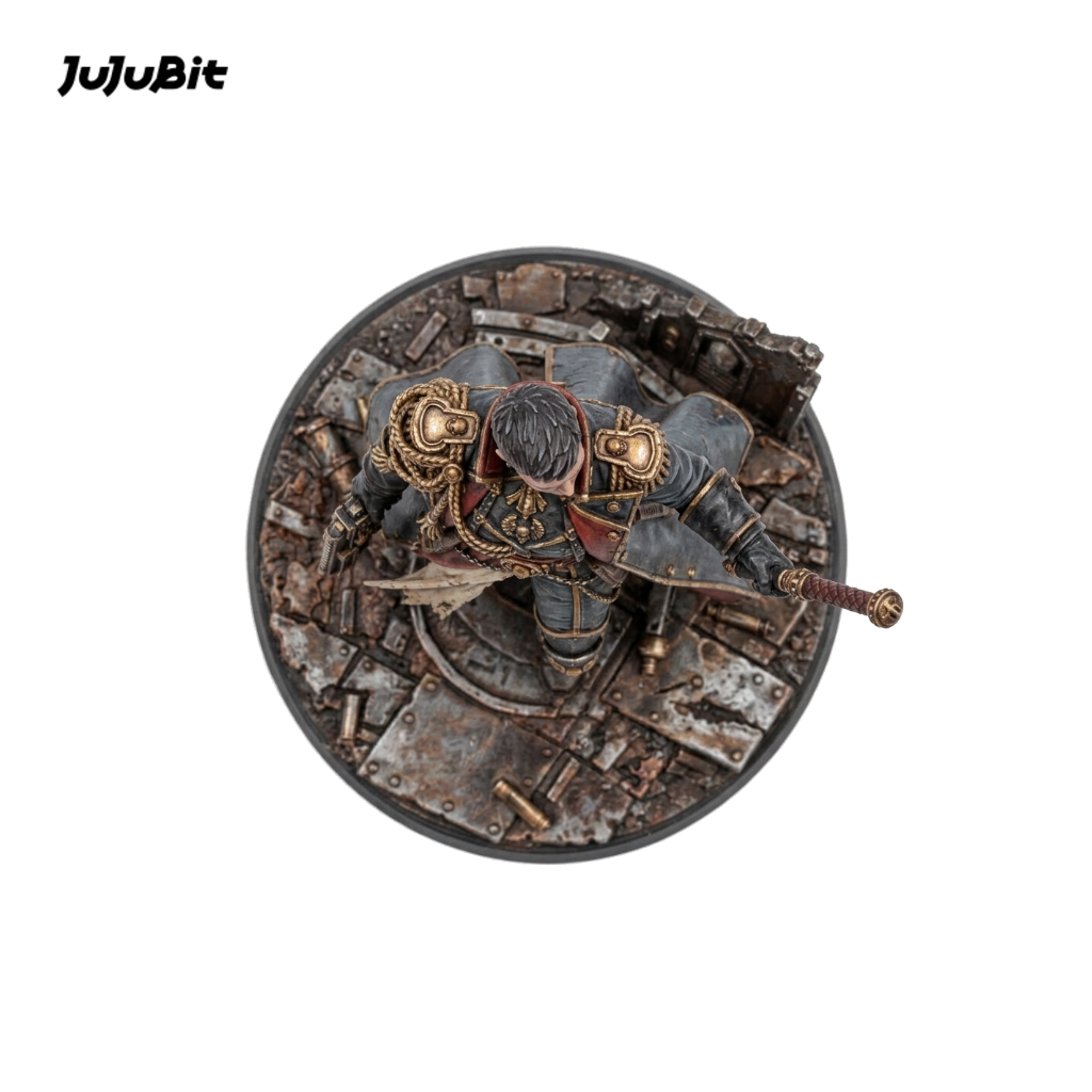 Iron Vanguard Commander-Detailed Sculpt Miniature for RPG, Display & Collection