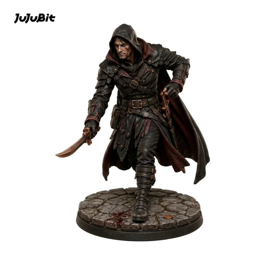 Ironblood Assassin-Detailed Sculpt Miniature for RPG, Display & Collection