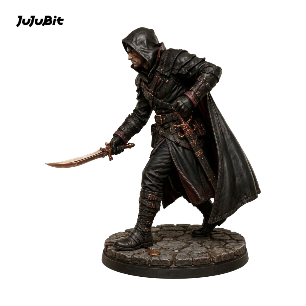 Ironblood Assassin-Detailed Sculpt Miniature for RPG, Display & Collection