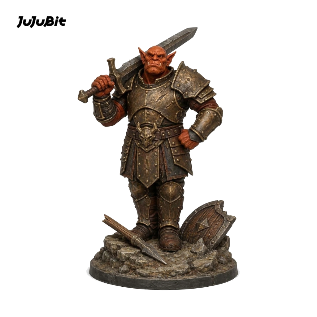 Ironclaw Hobgoblin Warlord-Detailed Sculpt Miniature for RPG, Display &amp; Collection