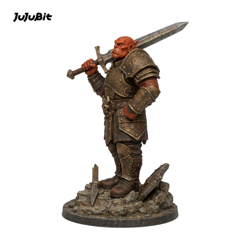 Ironclaw Hobgoblin Warlord-Detailed Sculpt Miniature for RPG, Display &amp; Collection