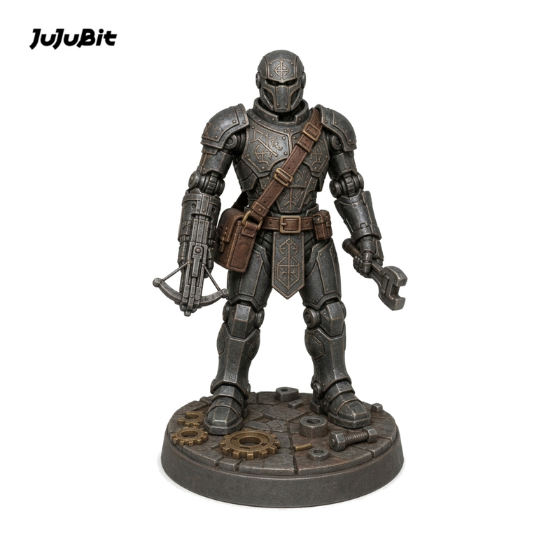 Irongate Warforged Artificer-Detailed Sculpt Miniature for RPG, Display & Collection