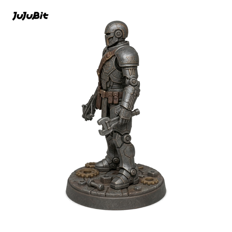 Irongate Warforged Artificer-Detailed Sculpt Miniature for RPG, Display & Collection