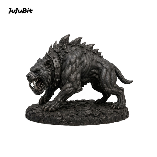Ironmaw Hellhound Alpha-Detailed Sculpt Miniature for RPG, Display & Collection