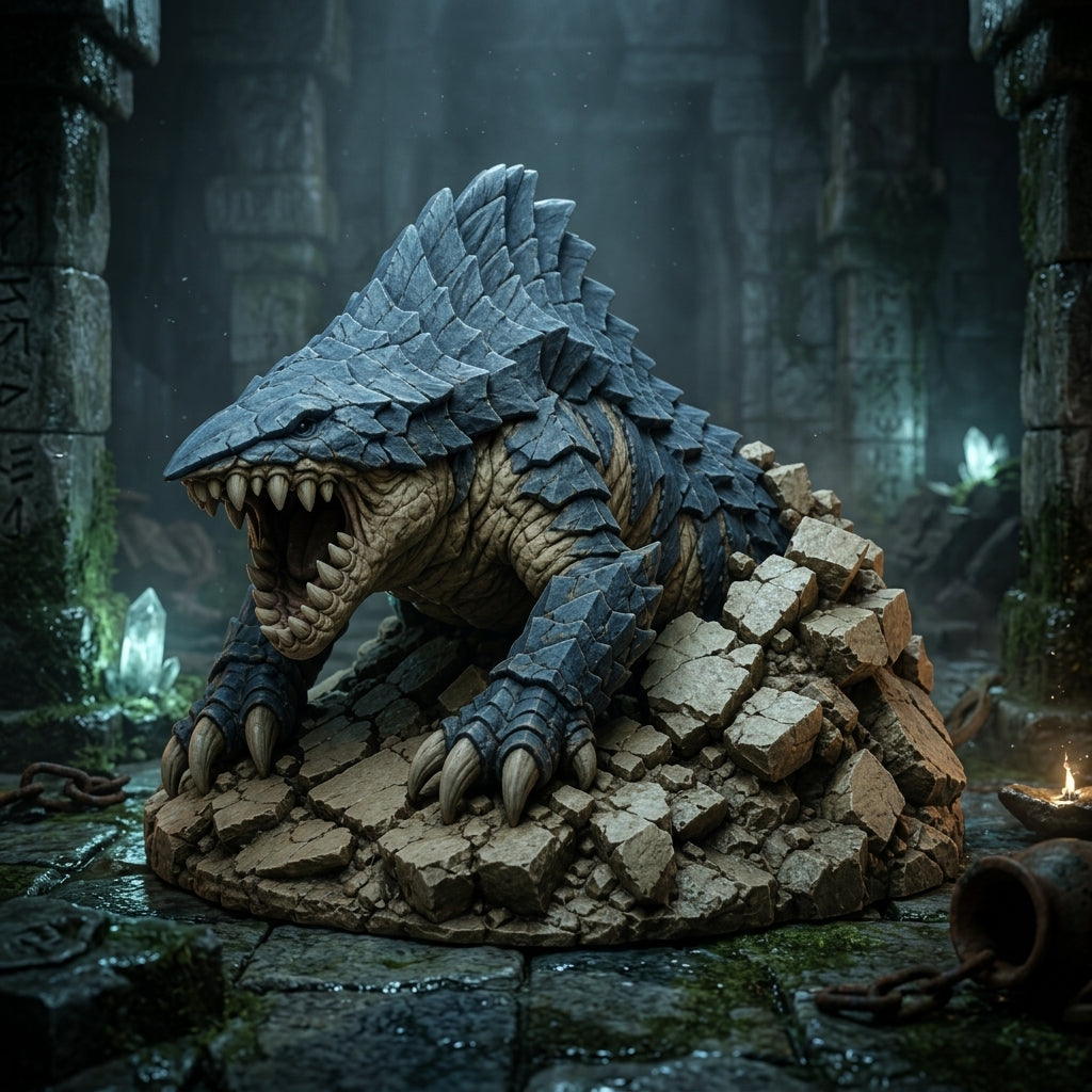 Ironplate Bulette-Detailed Sculpt Miniature for RPG, Display &amp; Collection