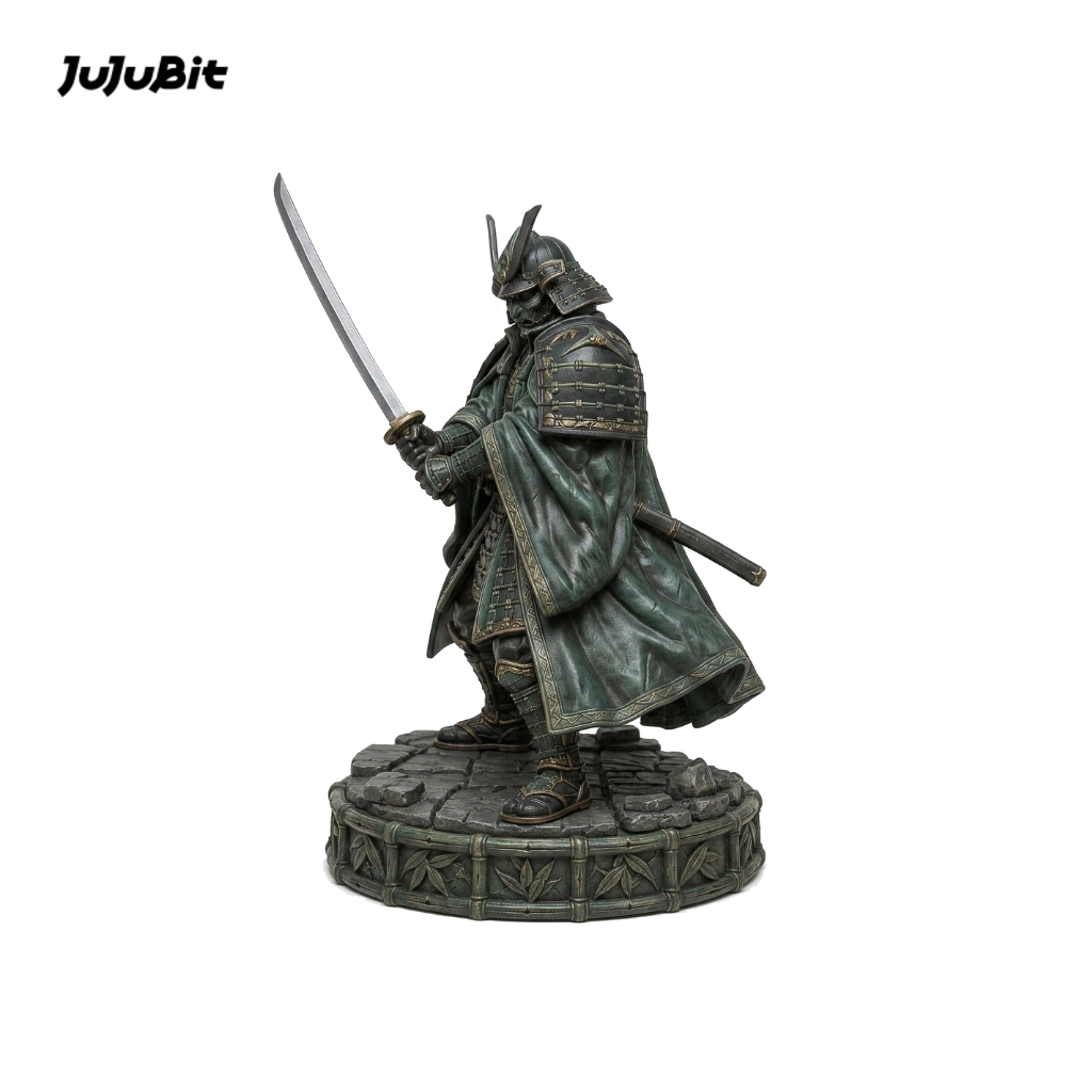 Jadeclaw Ronin-Detailed Sculpt Miniature for RPG, Display & Collection
