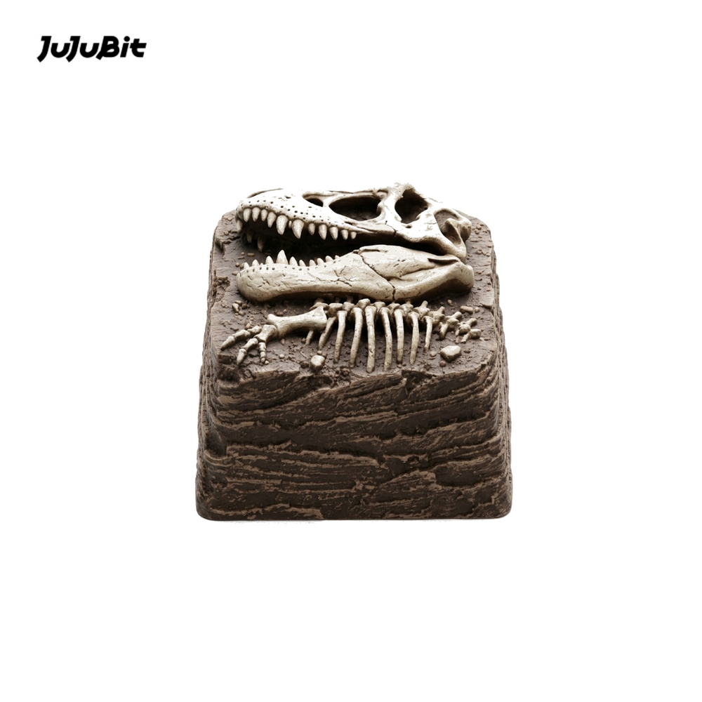 JuJuBit Custom Artisan Keycap for Mechanical Keyboards Fossil