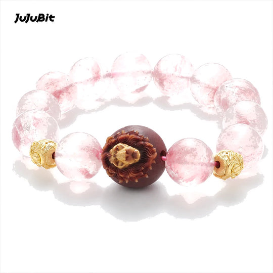 JuJuBit Pink Agate — Love & Emotional Harmony Energy