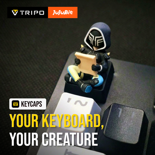 TRIPO Customizable 3D Keycap - Main Product Image