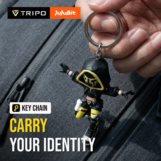 TRIPO Customizable 3D Keychain - Main Product Image
