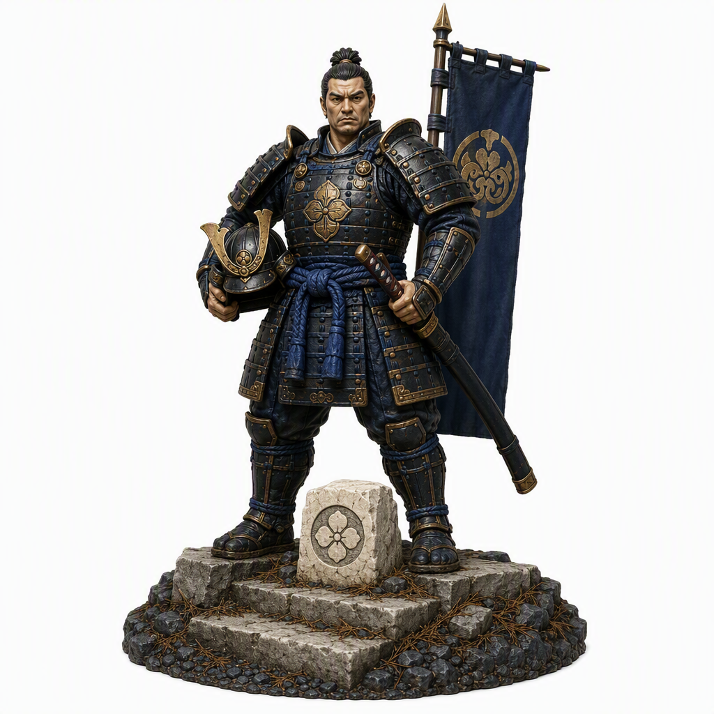 Stormvow Samurai-Detailed Sculpt Miniature for RPG, Display & Collection