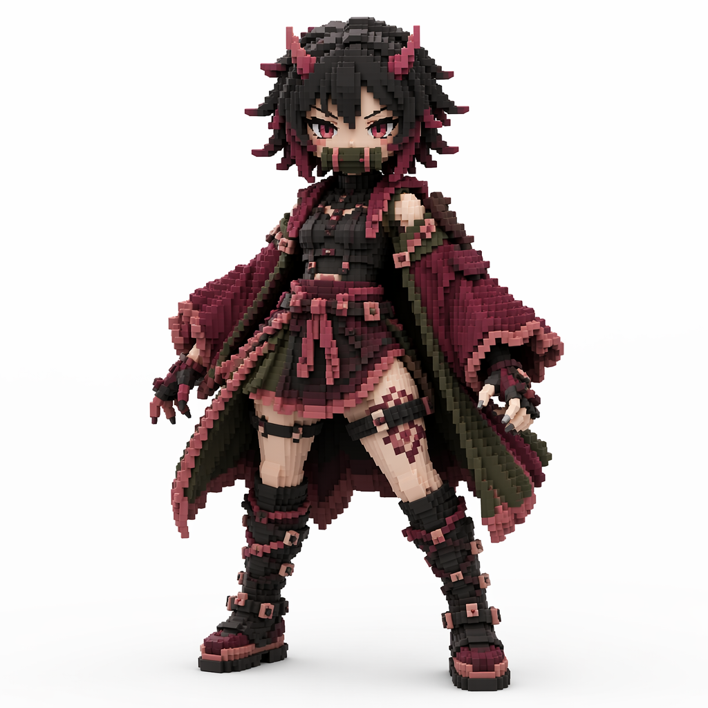 Pixel Style - Demonic Ember