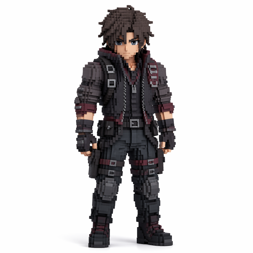 Pixel Style - Crimson Gear