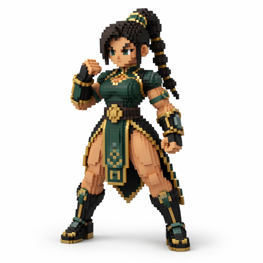 Pixel Style - Jade Warrior