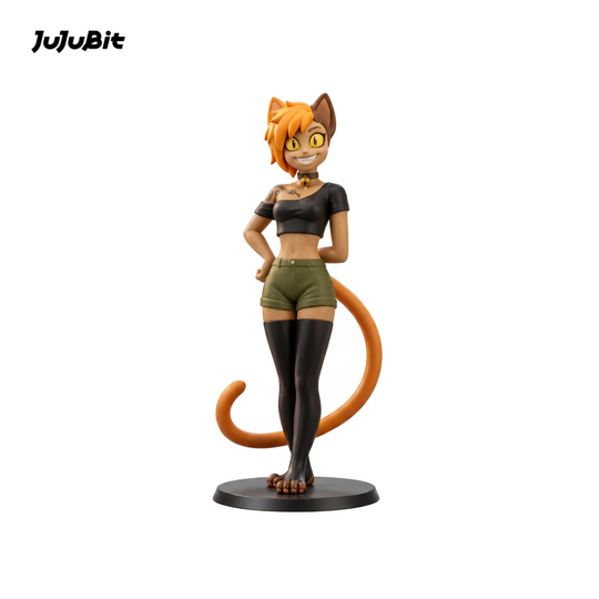 Mango Mischief Catgirl-Art Toy Anime Figure for Display & Collection