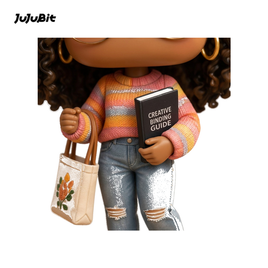 Book Lover Figure - Mini Pop Funko-style collectible figurine - JuJuBit