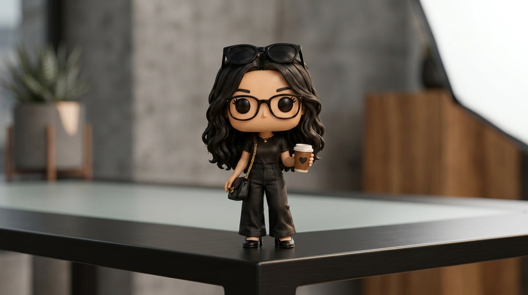 Mini Pop! Fashion - City Noir Coffee Girl