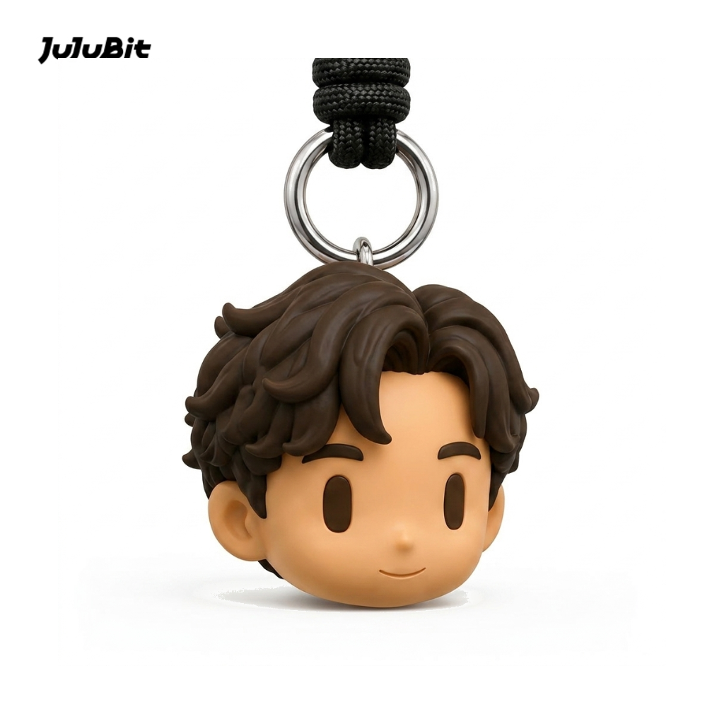Mocha Wave | Soft Chibi Keychain