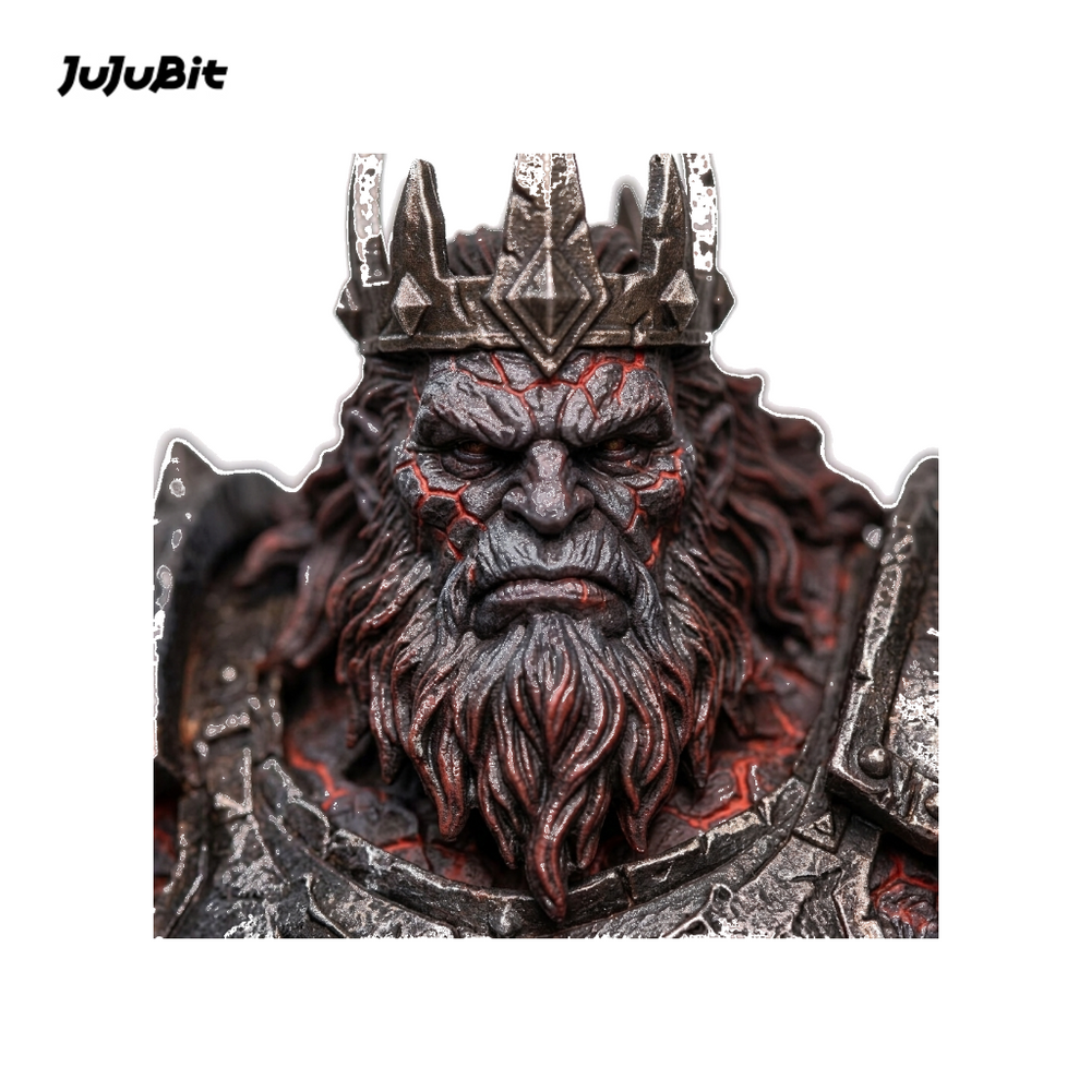 Moltenhide Fire Giant-Detailed Sculpt Miniature for RPG, Display & Collection